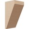 Ekena Millwork 4"W x 4"D x 8"H Wide Concord Rough Cedar Woodgrain TimberThane Corbel, Primed Tan CORUR04X04X08CONRCPR - alternate 1